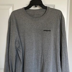 Patagonia Mens Shirt Size XL Grey Long Sleeve